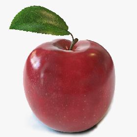 Apple Red 01 3D